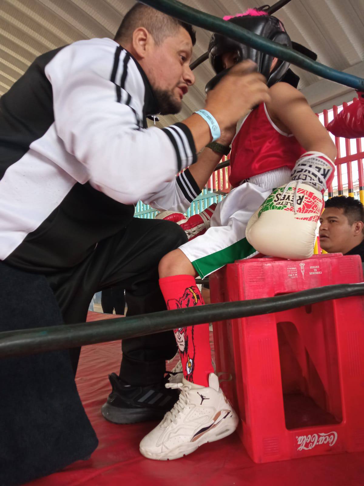 Boxeador amateur Santiago Chávez
