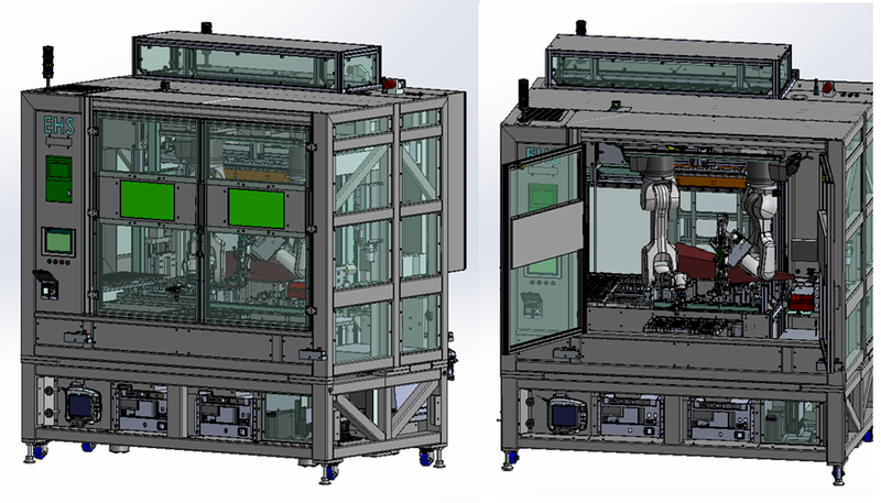 PCB Inspection and Screwing Station
